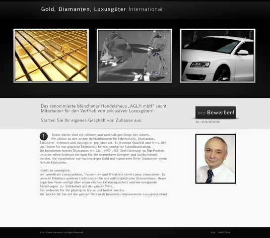 Gold,-Diamanten & Luxusgüter International